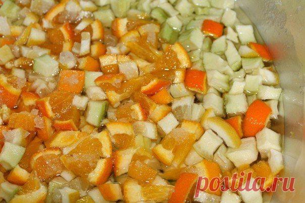 "Янтарное" варенье из кабачков