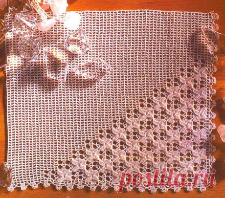 Оригинальный узор ( можно связать шарф или топик ) .