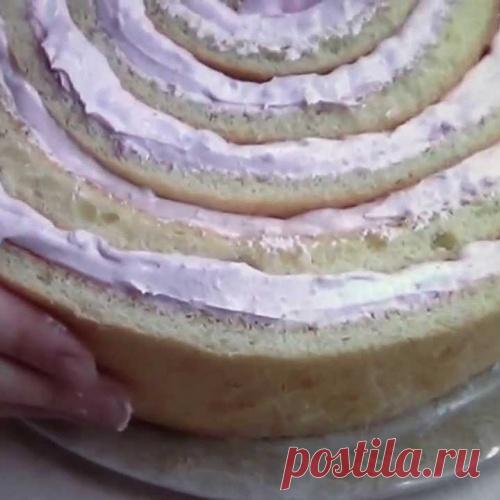 Тортик "День рождения" - видео