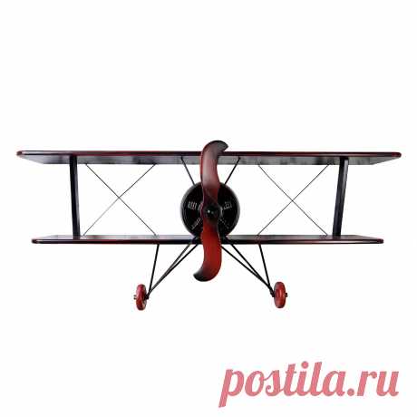 Air2 Черная книжная полка Самолет в стиле Прованс купитьУголок Прованса +7 (499) 390-04-39