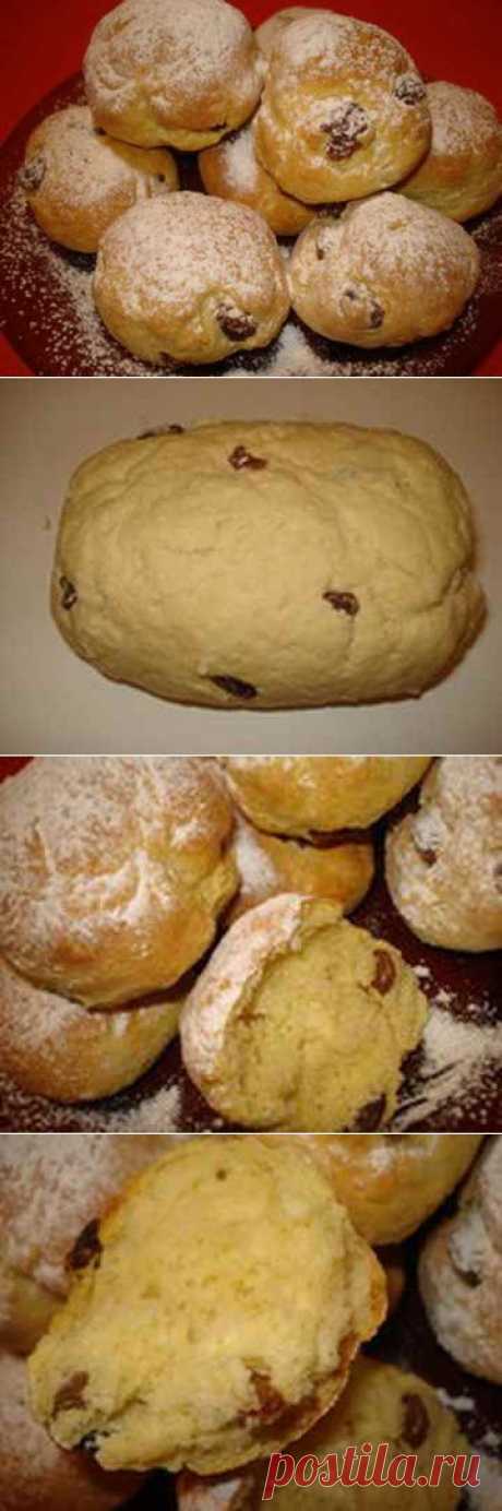Творожные булочки с изюмом