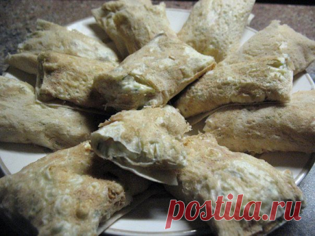 Рулетики из лаваша с начинкой. Быстрый перекус..