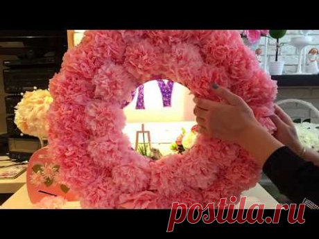 DIY- цветы из салфеток! Идеи к празднику) - YouTube