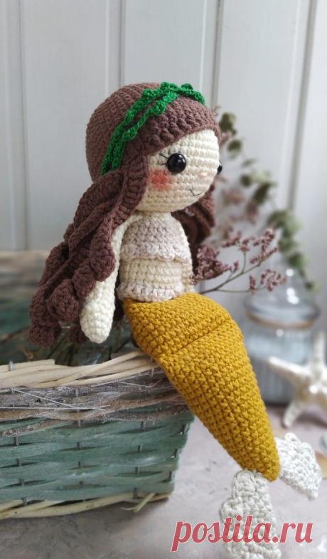 СХЕМА вязания куклы русалочки крючком #амигуруми #схемыамигуруми #вязанаяигрушка #игрушкикрючком #вязанаякукла #вязанаярусалка #amigurumipattern #crochetpattern #amigurumimermaid #crochetmermaid