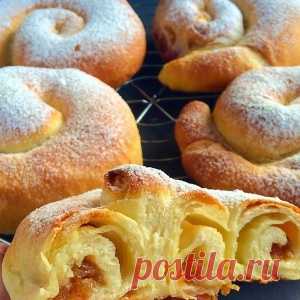 Вкуснота и красота -- испанские булочки "Ensaimadas"