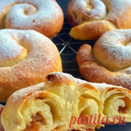 Вкуснота и красота -- испанские булочки &quot;Ensaimadas&quot;