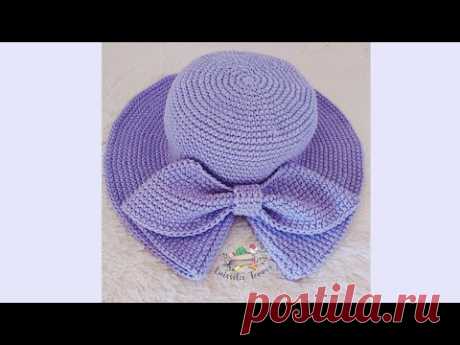 SOMBRERO PARA BEBE TEJIDO A CROCHET O GANCHILLO - PASO A PASO - TEJIDO FACIL