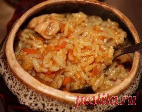 "Куриный плов в горшочках"