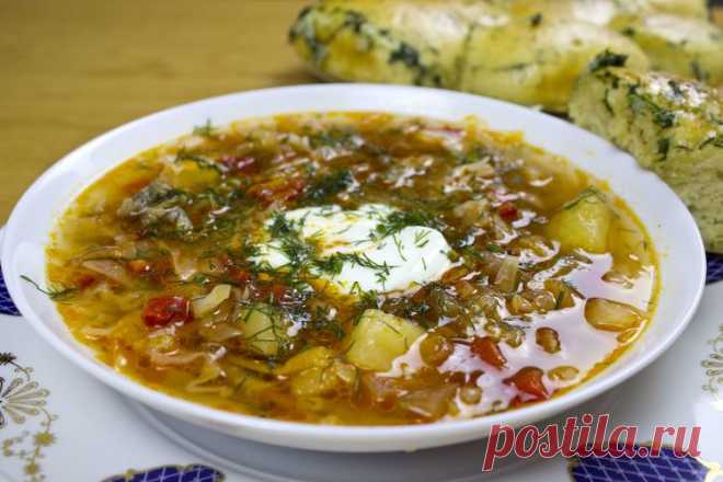 Очень вкусный борщ, как готовил мой папа - Простые рецепты Овкусе.ру