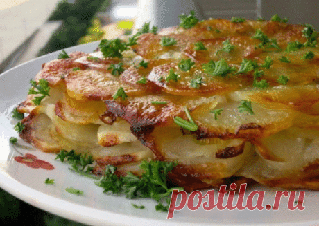 КАРТОФЕЛЬ "АННА" - БЛЮДО, ОТ КОТОРОГО ВСЕ ОБЛИЗЫВАЮТ ПАЛЬЧИКИ...