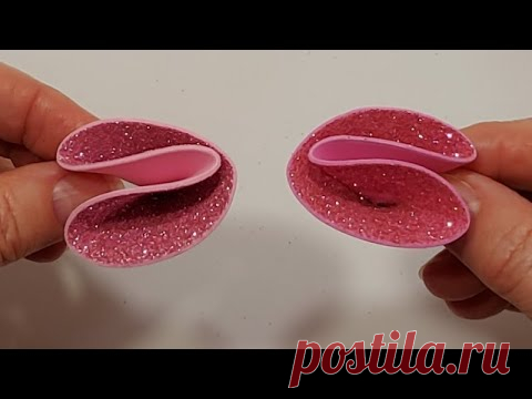 Я ОБАЛДЕЛА!СДЕЛАЛА 100 ШТ.и ЕЩЕ ПРОСЯТ!КРАСОТИЩА,ГЛАЗ НЕ ОТВЕСТИ!DIY идеи.поделки из фоамирана.декор