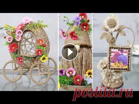 Surprise That These 5 Jute Showpiece Craft Ideas Are Made Out of Scrap! ► Subscribe HERE:...