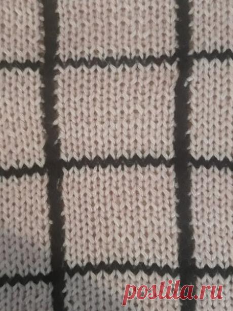 Вяжем в клеточку- легко и не путаясь в клубках | Вязание - любовь и заработок | Яндекс Дзен