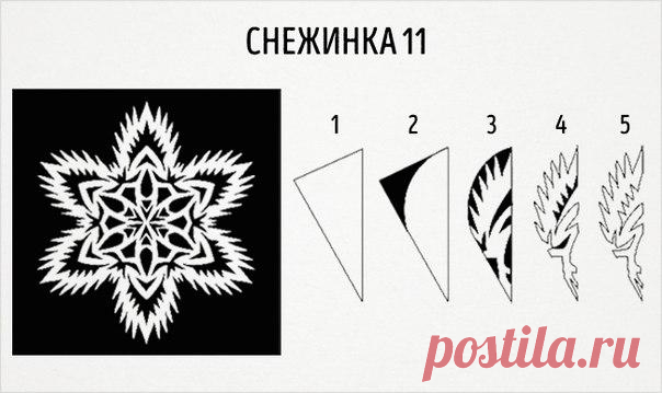 Восхитительные снежинки из бумаги. / Вязание как искусство!