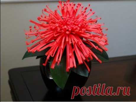 How to make a beautiful and easy paper flower - Mother's day gift
