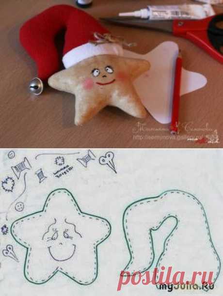 Новогодние игрушки... (выкройки + мк)