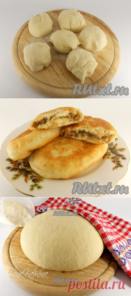 Заварное дрожжевое тесто для пирожков.