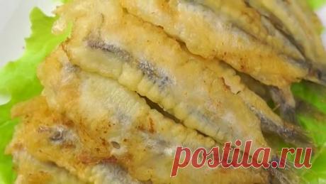 Жареная мойва в необычном кляре ???????????? Съедается молниеносно! Остановится не возможно!