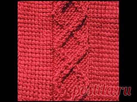 Crochet Tunecino : Trenza # 3.  Parte 1 de 2
