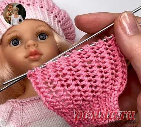Очень красивый узор на спицах — DIYIdeas