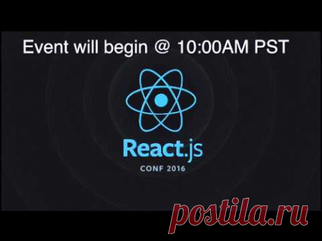 React Conf 2016, day 2 morning