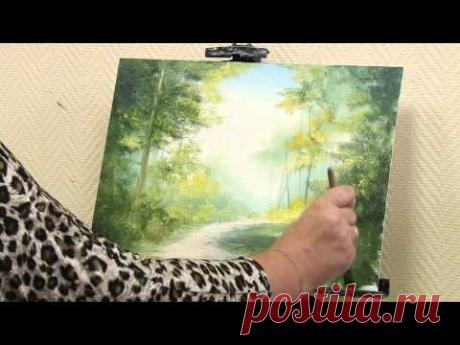 Мастер-класс от художника Александры Юровой по написанию картины маслом на тему &quot;Летний лес&quot;