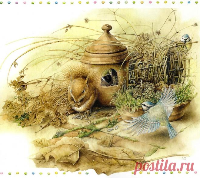 Marjolein Bastin - голландская художница иллюстратор.