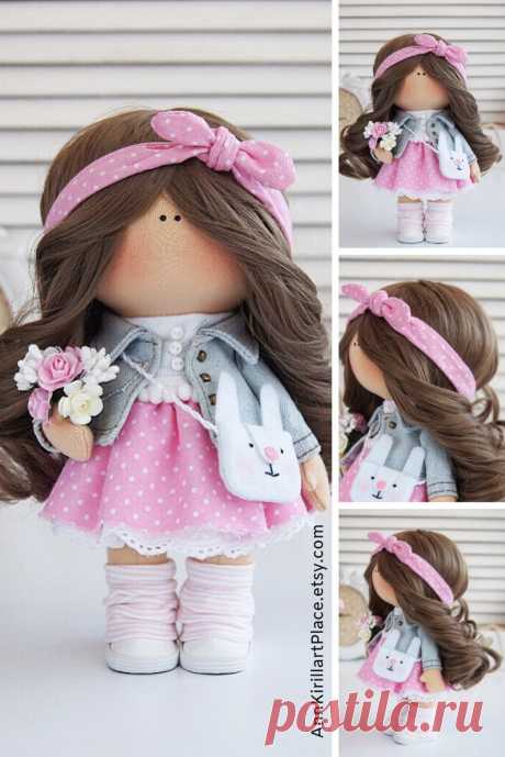 Doll Handmade Tilda Rag Doll Custom Made Doll by Photo by | Etsy