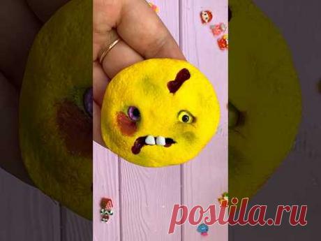 Аааа!!!Страшная печенька!!! #shotrs #art #diy #polymerclay #halloween