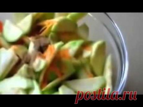 Кабачки, маринованные на зиму по-корейски - рецепт с фото / Простые рецепты