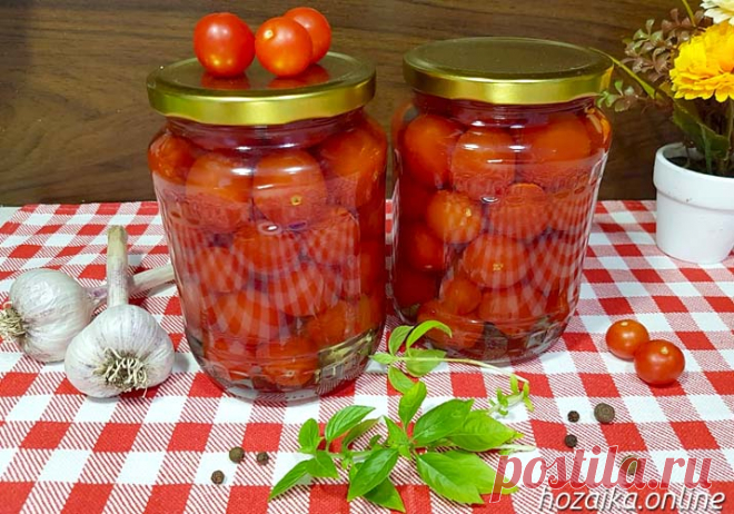Маринованные помидоры черри на зиму - ну очень вкусные рецепты Здравствуйте, хозяюшки и хозяева! Я продолжаю что называется «борьбу с урожаем» и готовлю сегодня маринованные помидоры черри на зиму по