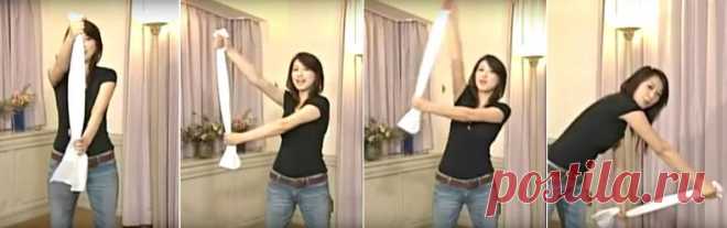 Японские секреты. Одно простое движение, а похудели сотни. Всего 1 минута в день.