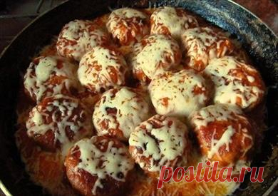 Куриные тефтельки в томатно-сливочном соусе под сыром. | EverydayMe Russia