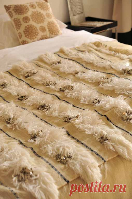 Марокканские ковры и покрывала.