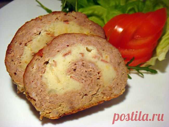 Love2Eat: Мясной рулет с картофельной начинкой.