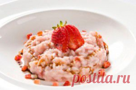 Клубничное ризотто