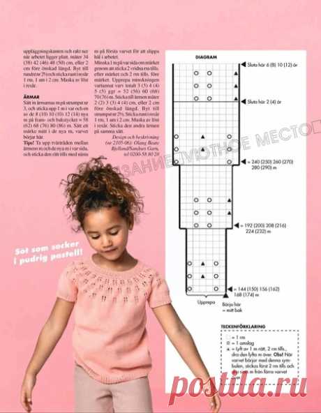 Кофточка для девочки с круглой кокеткой

Размер: 2 (4) 6 (8) 10 (12) лет.
Ширина одежды: 64(67)70 (76) см
Длина : 36 (40) 44 (48)см Вам потребуется:
Пряжа DROPS KARISMA (100% хлопок; 50 гр. \ 125 м. ) – для кофточки белого цвета No 010, для пуловера цвета кофе с молоком No 0003, для платья цвета кофе No 000, для юбки с косами No 000, 1 (1) моток.
Спицы No 3.25 (или другие).
Плотность вязания: 21 п.х30 р. лиц. гладью = 10 см х 10см.