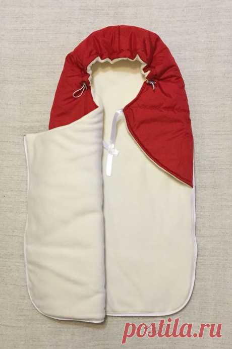 Конверт на выписку весна/осень &quot;Земляника&quot;