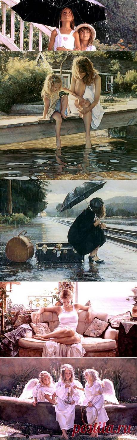 Стив Хэнкс (Steve Hanks) и его акварели | Красиво, интересно, удивительно