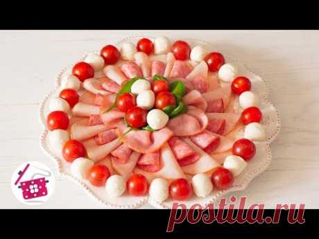 Как УКРАСИТЬ Новогодний Стол БЫСТРО и Просто? Красивая МЯСНАЯ НАРЕЗКА на Новый Год 2020 Готовим дома
