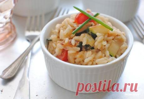 Ризотто с кабачками и помидорами - пошаговый кулинарный рецепт на Повар.ру