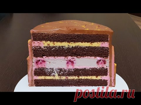 ТОРТ ☆ Шоколад ☆ Малина ☆ Маракуйя