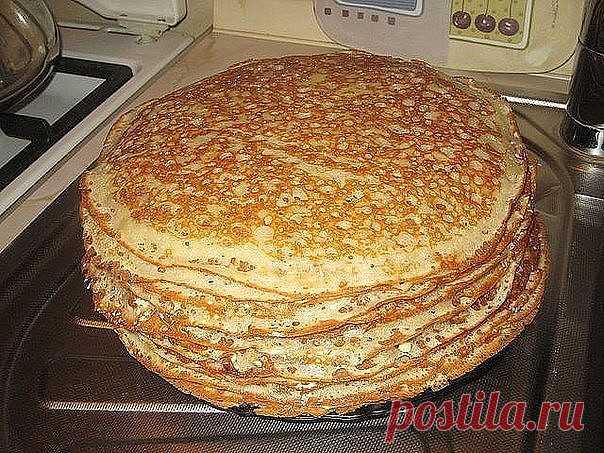 ЗАВАРНЫЕ БЛИНЧИКИ НА КЕФИРЕ 