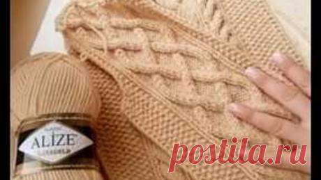 Вязаная курточка на мальчика в работе