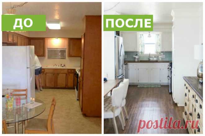 Преображение кухни: фото до и после
