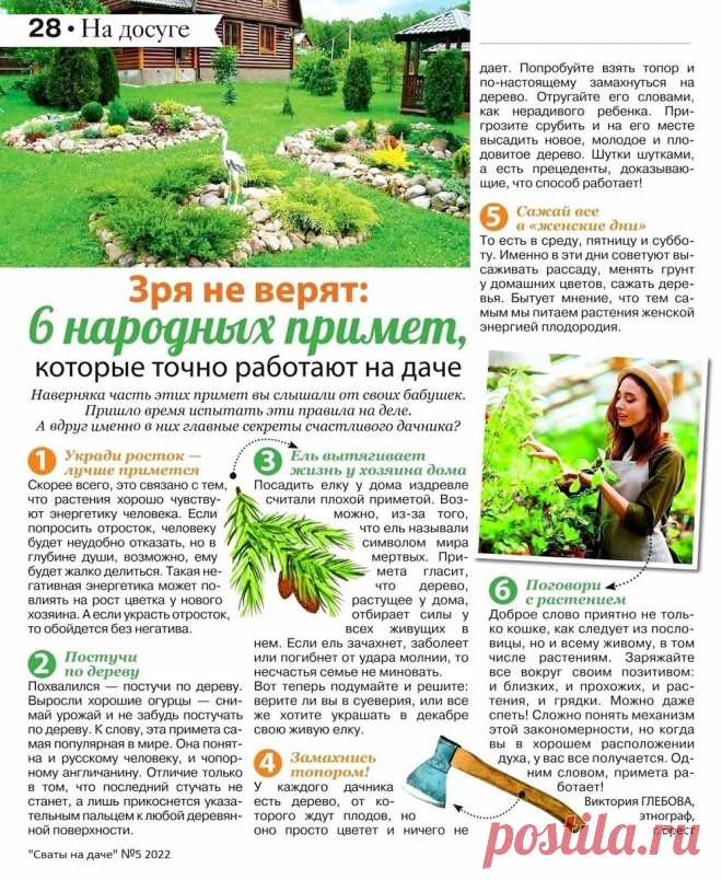 6 народных примет, которые точно работают на даче