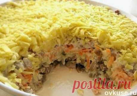 Салат с грибами и сыром... - Простые рецепты Овкусе.ру
