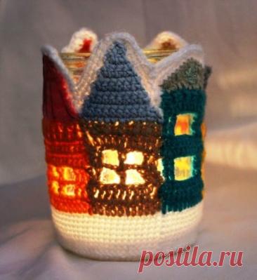 Вязаные новогодние украшения: домики, шарики, снежинки | Рукоделие в жизнь | Павлычева Ирина | Дзен
