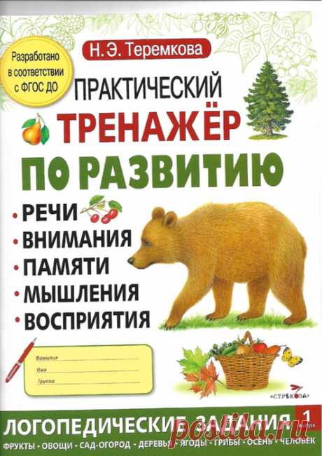Практический тренажер по развитию речи, внимания, памяти, мышления, восприятия