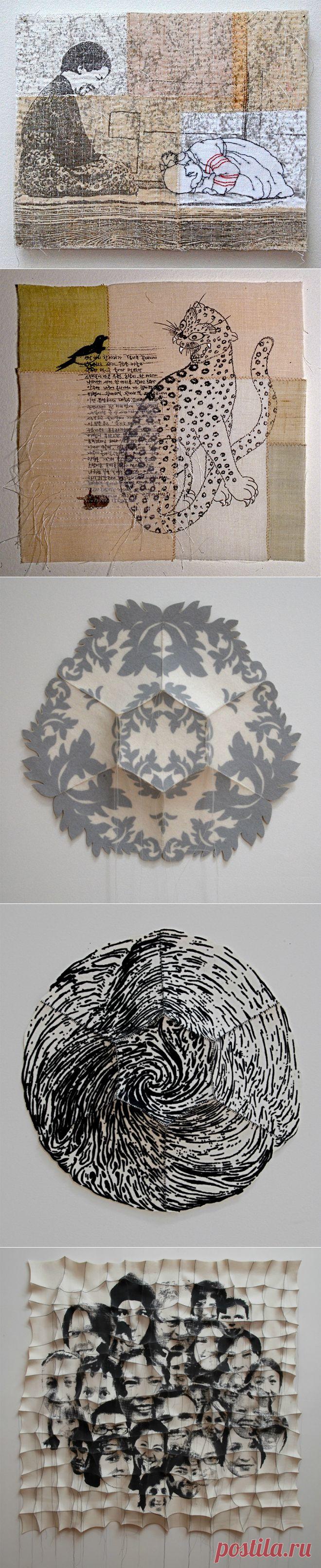 Корейские традиции и современность: текстильные композиции Chung-Im Kim